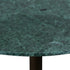 Green Marble and Abalone Shell Accent Table